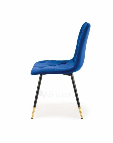 Valgomojo kėdė K438 tamsiai mėlyna paveikslėlis 4 iš 5