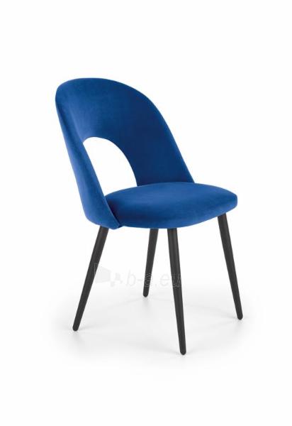 Valgomojo kėdė K384 tamsiai mėlyna paveikslėlis 1 iš 11
