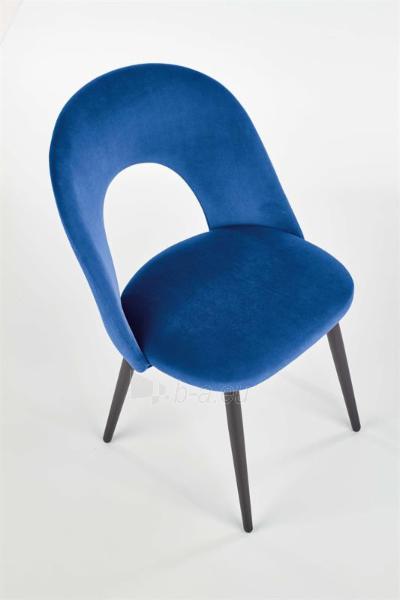 Valgomojo kėdė K384 tamsiai mėlyna paveikslėlis 4 iš 11