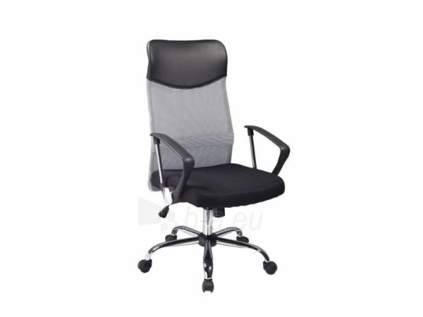 Biuro kėdė darbuotojui Q-025 pilka/juoda paveikslėlis 1 iš 1