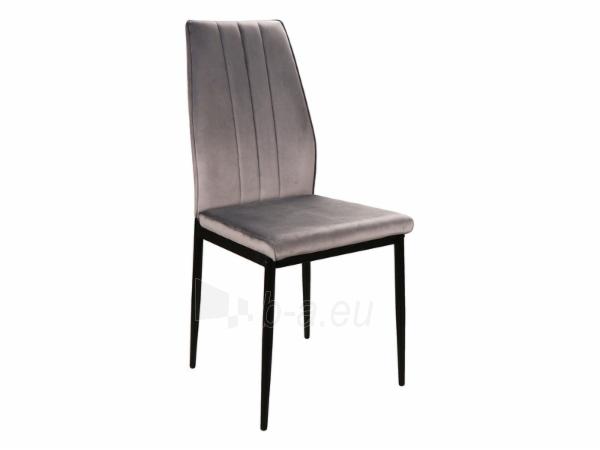 Dining chair Atom Velvet grey paveikslėlis 1 iš 1