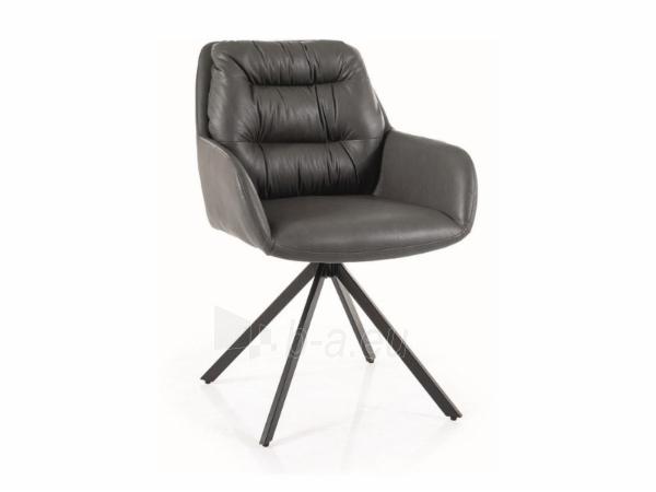 Dining chair Spello eco leather grey paveikslėlis 1 iš 1