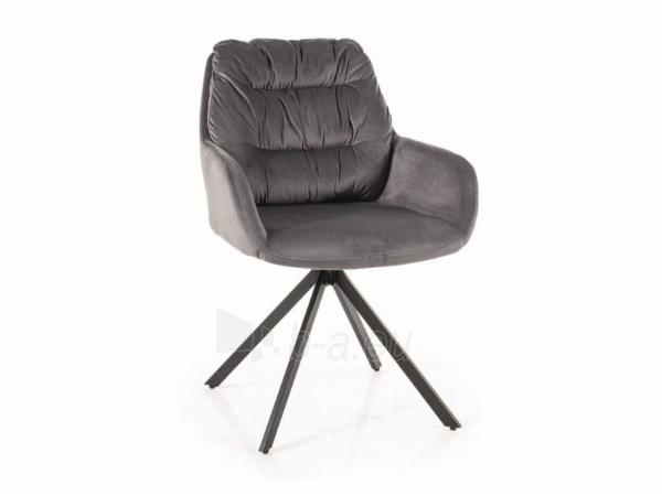Chair Spello Velvet grey paveikslėlis 1 iš 1