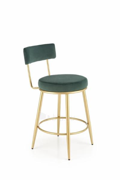 Bar chair H-115 tamsiai green/auksinė paveikslėlis 1 iš 1