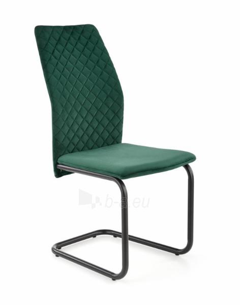 Valgomojo kėdė K-444 tamsiai zaļš paveikslėlis 1 iš 6