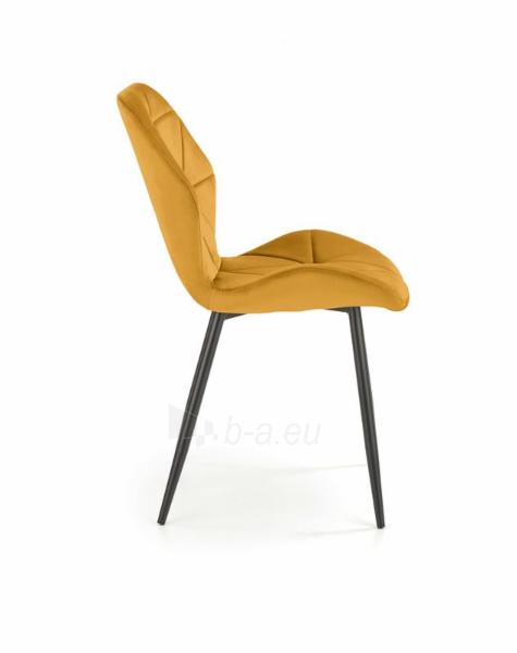 Dining chair K453 mustard paveikslėlis 4 iš 4
