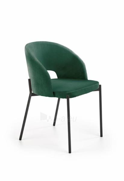 Valgomojo kėdė K-455 tamsiai žalia paveikslėlis 1 iš 6