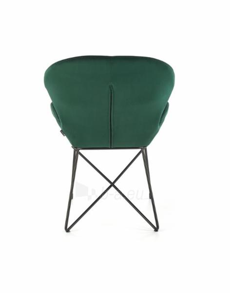 Valgomojo kėdė K458 tamsiai žalia paveikslėlis 3 iš 6