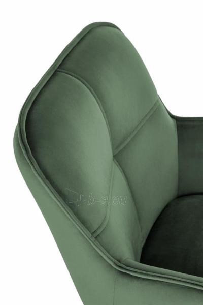 Valgomojo kėdė K-463 tamsiai žalia paveikslėlis 4 iš 8