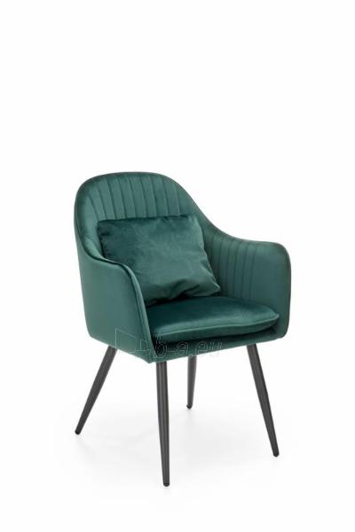 Valgomojo kėdė K464 tamsiai žalia paveikslėlis 3 iš 4