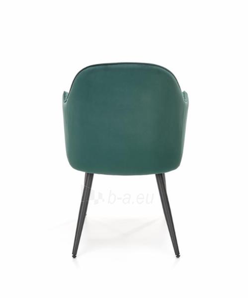 Valgomojo kėdė K464 tamsiai žalia paveikslėlis 4 iš 4