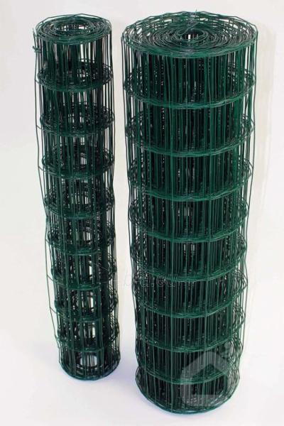Welded mesh virintas dengtas PVC 2,4mm x100x75 mm H-1,2 m (25 m. rul ) žalias RAL6005 paveikslėlis 1 iš 1