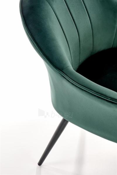 Valgomojo kėdė K-468 tamsiai žalia paveikslėlis 7 iš 10