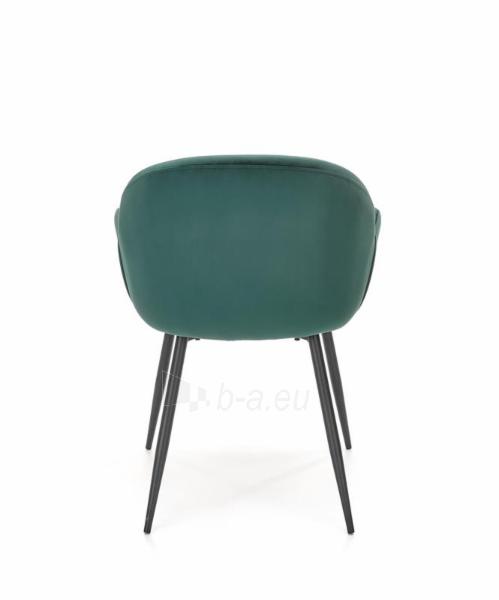 Valgomojo kėdė K480 tamsiai žalia paveikslėlis 3 iš 3