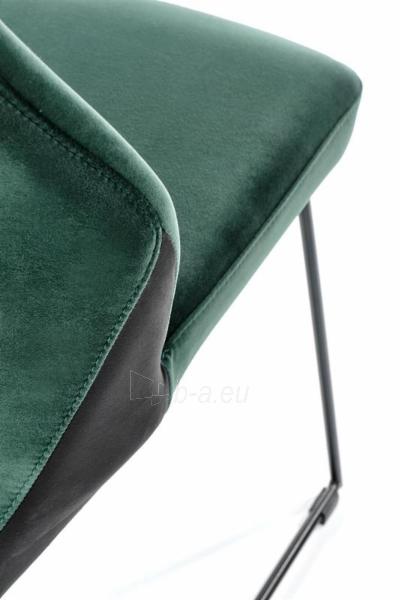 Valgomojo kėdė K485 tamsiai žalia paveikslėlis 4 iš 5