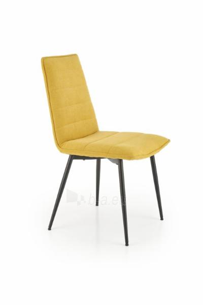 Dining chair K493 mustard paveikslėlis 1 iš 6