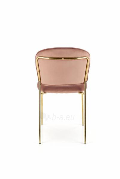 Valgomojo kėdė K499 rožinė paveikslėlis 3 iš 5