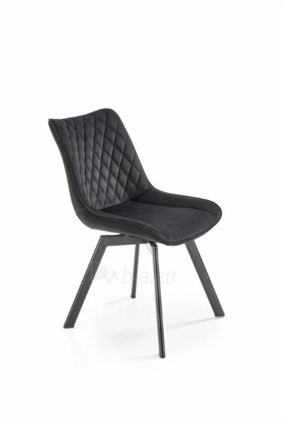 Valgomojo kėdė K-520 juoda/juoda paveikslėlis 1 iš 4