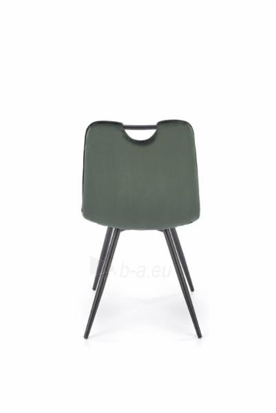 Valgomojo kėdė K521 tamsiai žalia paveikslėlis 2 iš 8