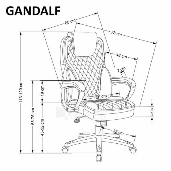 Biuro kėdė GANDALF paveikslėlis 8 iš 10