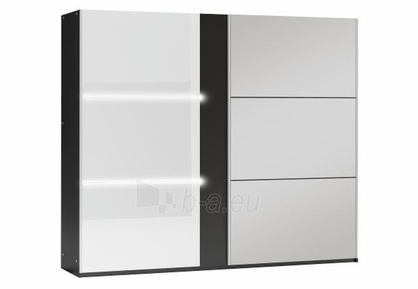 Cupboard TUNIS 250 juoda/white sparkling paveikslėlis 1 iš 2