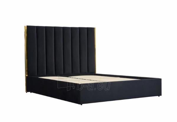 Miegamojo lova PALAZZO 160 juoda paveikslėlis 5 iš 7