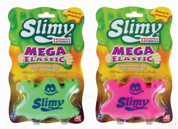 33805 R SLIMY Mega Elastic SWISS žaislas Slime toy unboxing paveikslėlis 3 iš 3