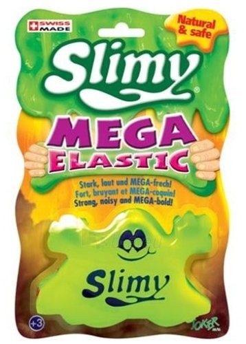 33805 SLIMY Mega Elastic SWISS žaislas Slime toy unboxing paveikslėlis 1 iš 3