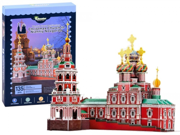 3D dėlionė bažnyčia Novgorod paveikslėlis 1 iš 4