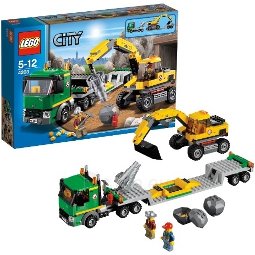 4203 LEGO City Excavator Transport paveikslėlis 1 iš 1