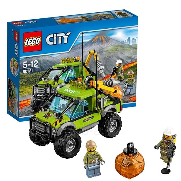 60121 LEGO City ugnikalnio tyrinėtojai, 5-12 m. paveikslėlis 1 iš 1