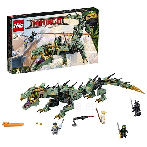 70612 LEGO® Ninjago Drakonas Žalioji nindzė,8-14 m. NEW 2017! paveikslėlis 1 iš 1