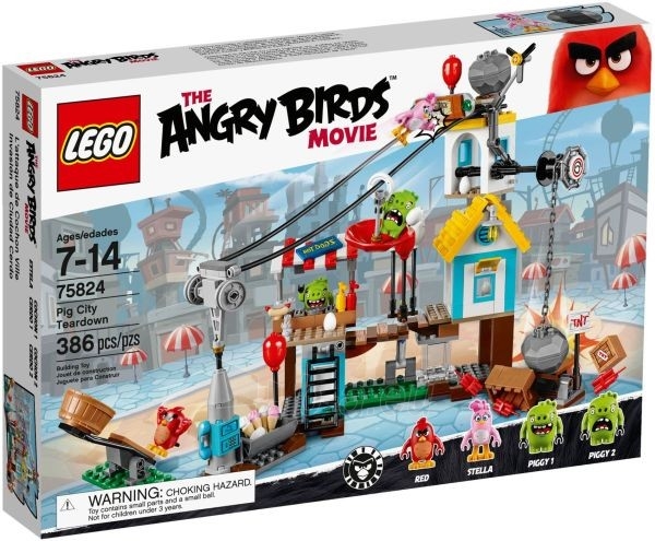 75824 LEGO Angry Birds 7-14 m. NEW 2016! paveikslėlis 1 iš 1