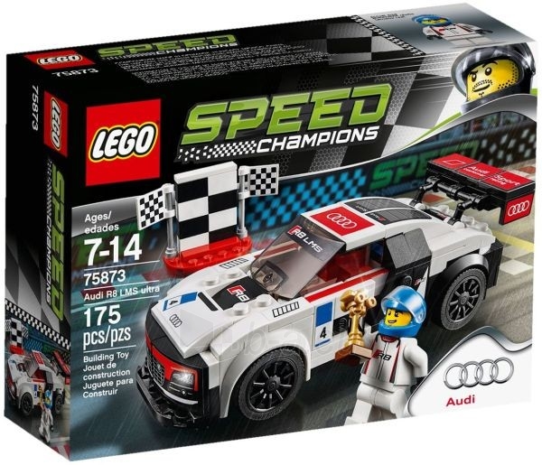 75873 LEGO Speed Champions Audi R8 LMS ultra, 7-14 m. NEW 2016! paveikslėlis 1 iš 1