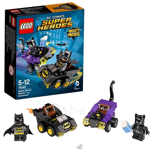 76061 LEGO Super Heroes Betmenas prieš Catwoman, 5-12 m. NEW 2016! paveikslėlis 1 iš 1
