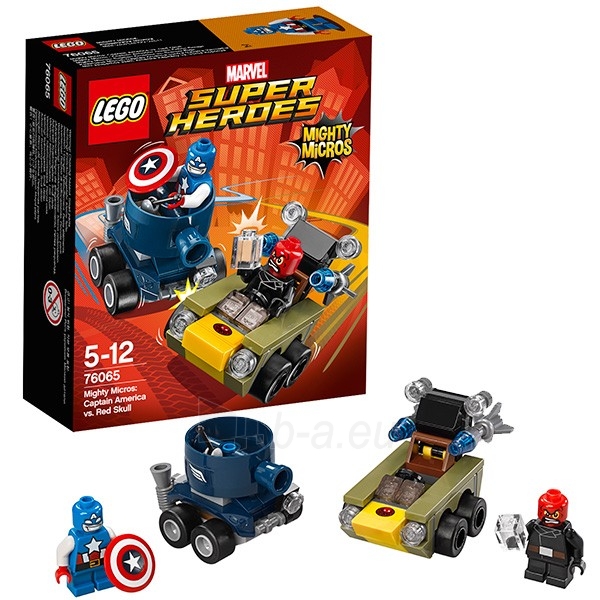 76065 LEGO Super Heroes Captain America vs. Red Skull , 5-12 m. NEW 2016! paveikslėlis 1 iš 1