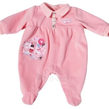 Lėlės Baby Annabell rožinis kombinezonas Zapf creation 792940 R paveikslėlis 1 iš 3