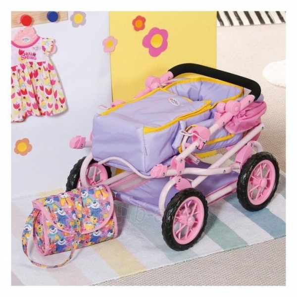 Lėlės vežimėlis su krepšiu Baby Born Zapf Creation 828649 paveikslėlis 2 iš 6