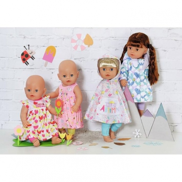 829424 Zapf Creation Baby Born Сезонный комплект 4 Комплектa одежды для кукол 43 CM paveikslėlis 2 iš 6
