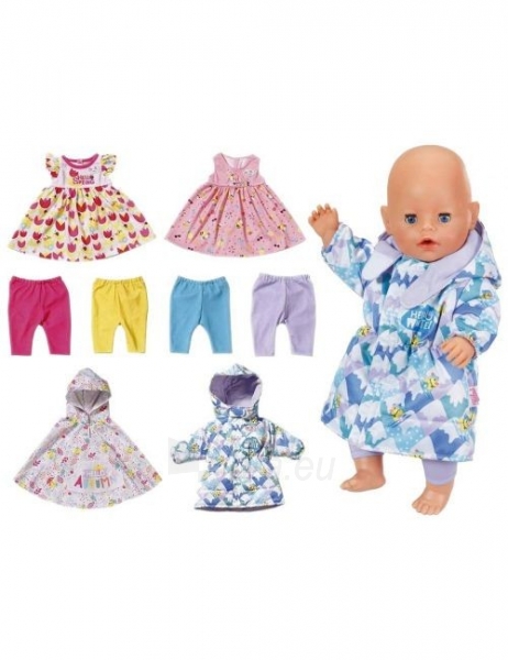 829424 Zapf Creation Baby Born Сезонный комплект 4 Комплектa одежды для кукол 43 CM paveikslėlis 4 iš 6