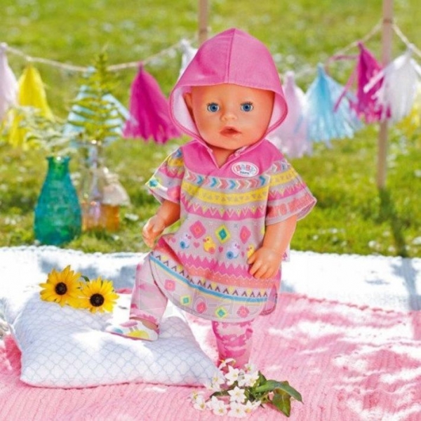 830161 Zapf Creation Baby Born Роскошное модное пончо для куклы 43 см paveikslėlis 1 iš 6