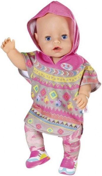 830161 Zapf Creation Baby Born Роскошное модное пончо для куклы 43 см paveikslėlis 3 iš 6