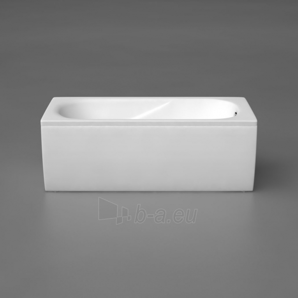 Akmens masės vonia VISPOOL CLASSICA 170x75 stačiakampė balta paveikslėlis 5 iš 5