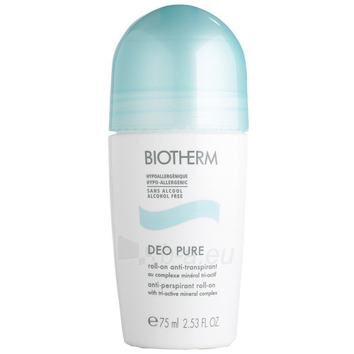 Biotherm Deo Pure Antiperspirant Roll-On Cosmetic 75ml paveikslėlis 1 iš 3