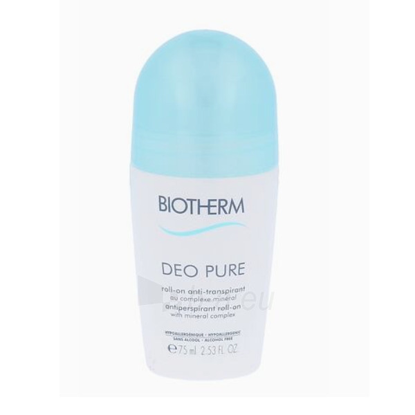 Biotherm Deo Pure Antiperspirant Roll-On Cosmetic 75ml paveikslėlis 2 iš 3
