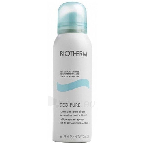 Biotherm Deo Pure Antiperspirant Spray Cosmetic 125ml paveikslėlis 1 iš 1