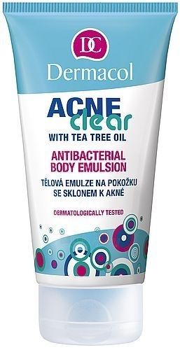 Dermacol AcneClear Antibacterial Body Emulsion Cosmetic 150ml paveikslėlis 1 iš 1