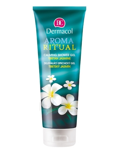 Dermacol Aroma Ritual Shower Gel Tibetan Jasmine Cosmetic 250ml paveikslėlis 1 iš 1