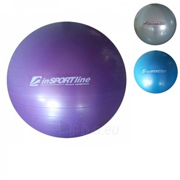 Gimnastikos kamuolys inSPORTline Comfort Ball 95 cm pilkas paveikslėlis 3 iš 5
