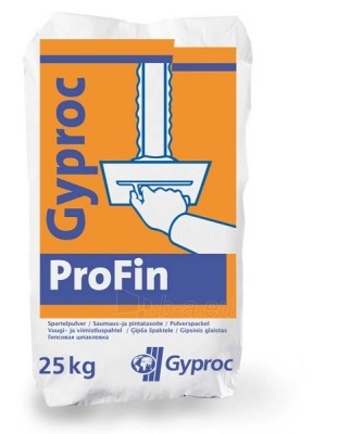 Glaistas gipsinis užbaigimui Gyproc ProFin 25kg paveikslėlis 1 iš 1